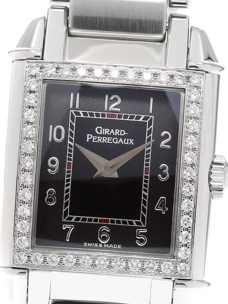 Girard Perregaux Vintage 1945 2589 Black Dial Hand Winding Ladies Watch913988